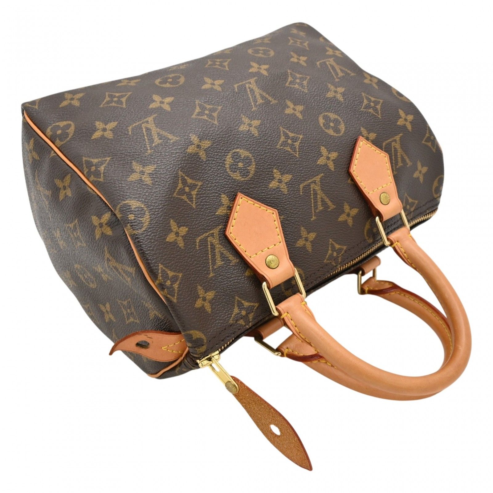 【中古】ルイヴィトン モノグラム スピーディ25 ボストンバッグ Aランク lv32143gr
