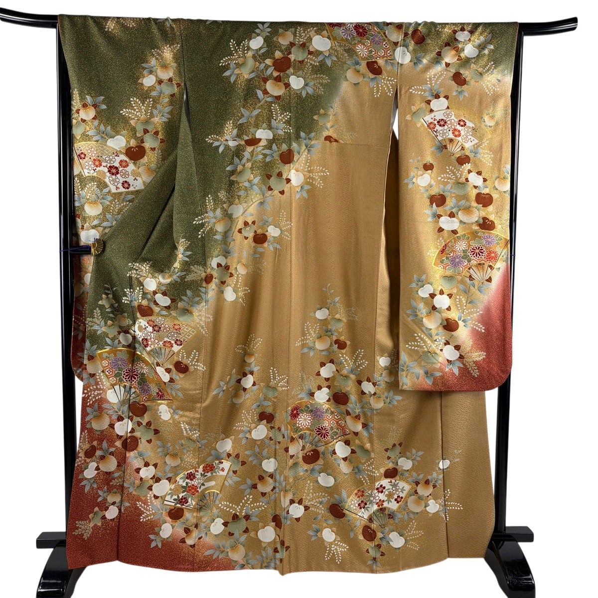 中国美術 大明隆慶年造 色絵龍紋 飾壷 角瓶 花入 古玩 手工芸品 時代物
