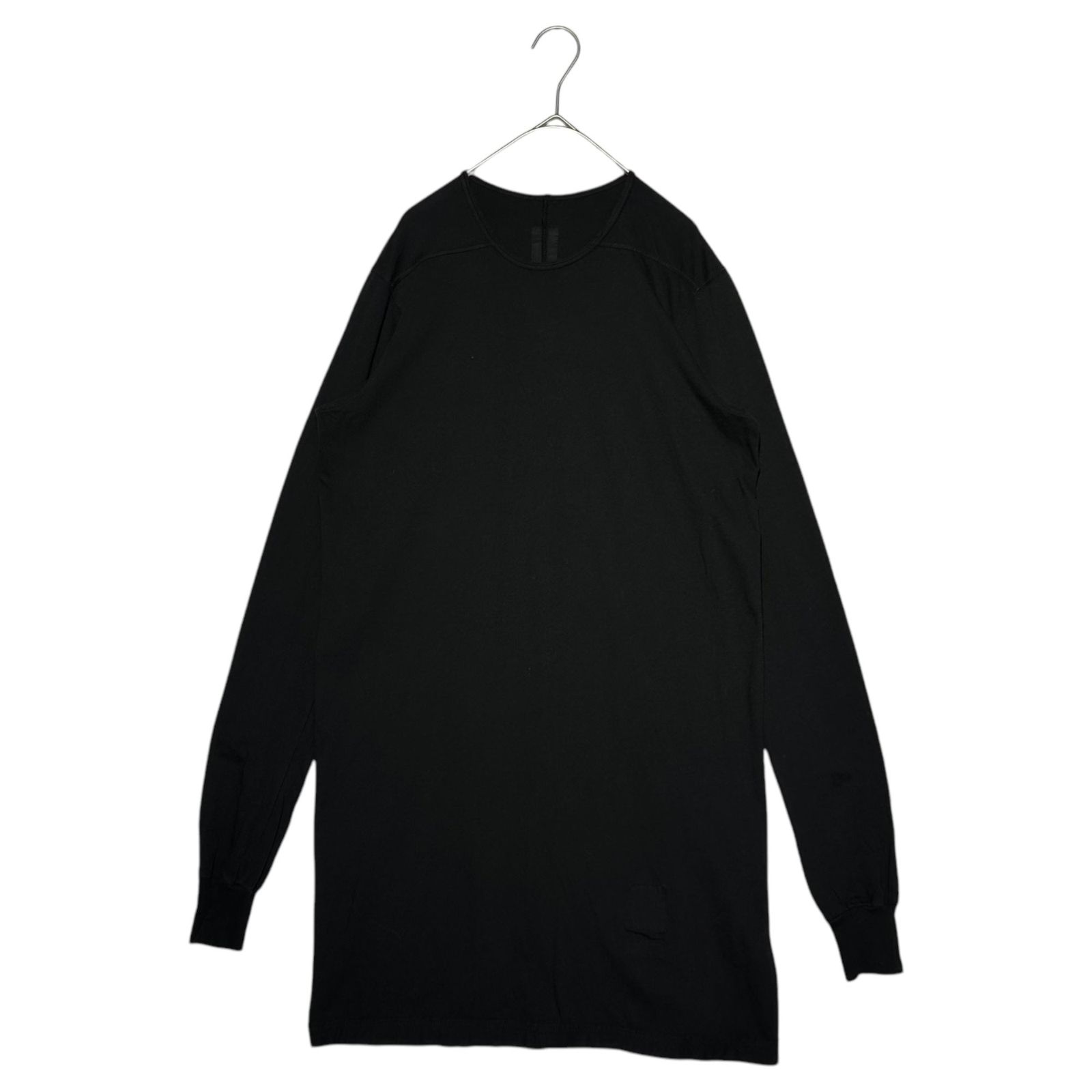 DRKSHDW(ダークシャドウ) 15SS Ribbed long-sleeved crew-neck cut and sewn リブ 長袖 クルーネック カットソー DU15S9260 XS ブラック