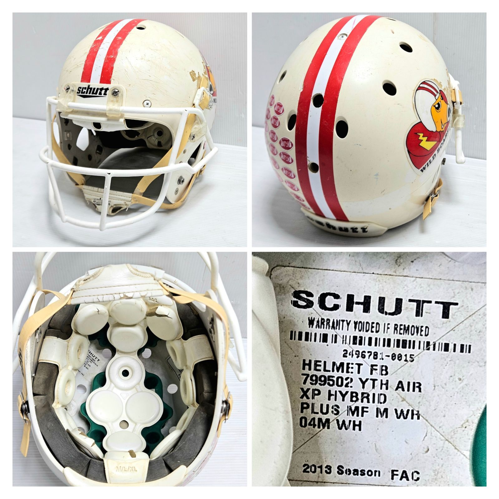 ジャンク】 Schutt Air XP Pro Air XP Hybrid Plus アメフト
