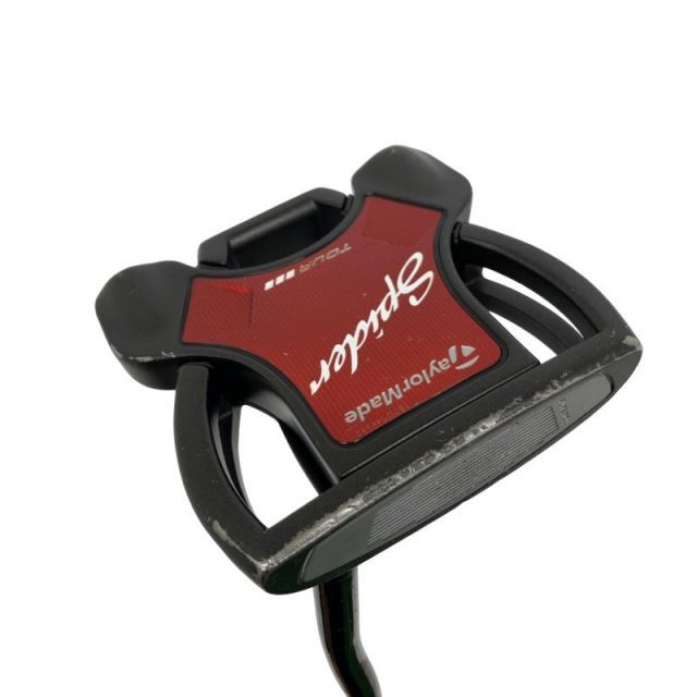 【中古】 テーラーメイド Spider Tour BLACK(サイトライン) ダブルベンド 34インチ パター PT スチール (フレックスその他) メンズ 男性用 右利き 右用 Dランク ゴルフクラブ