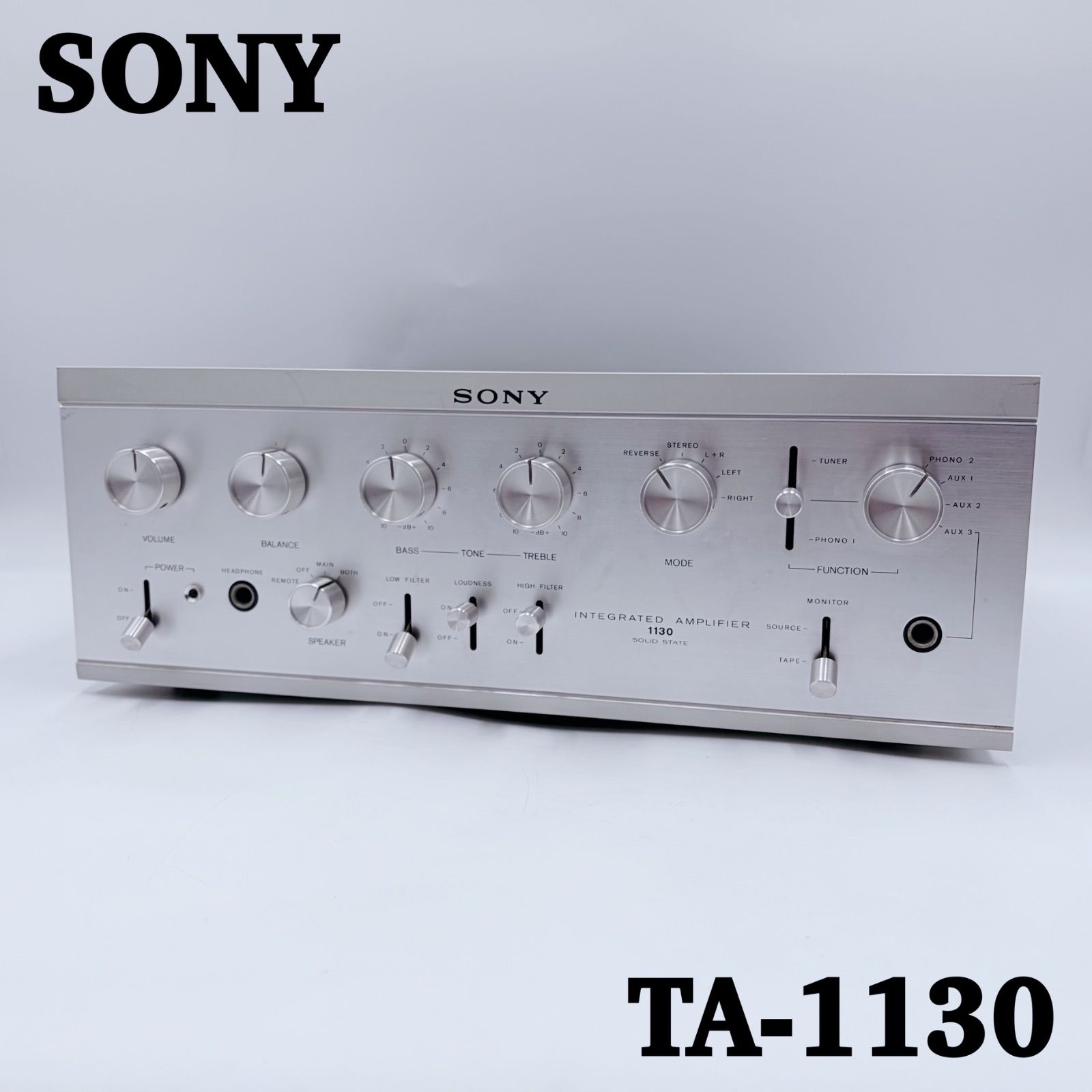 【動作品】SONY プリメインアンプ TA-1130 ソニー