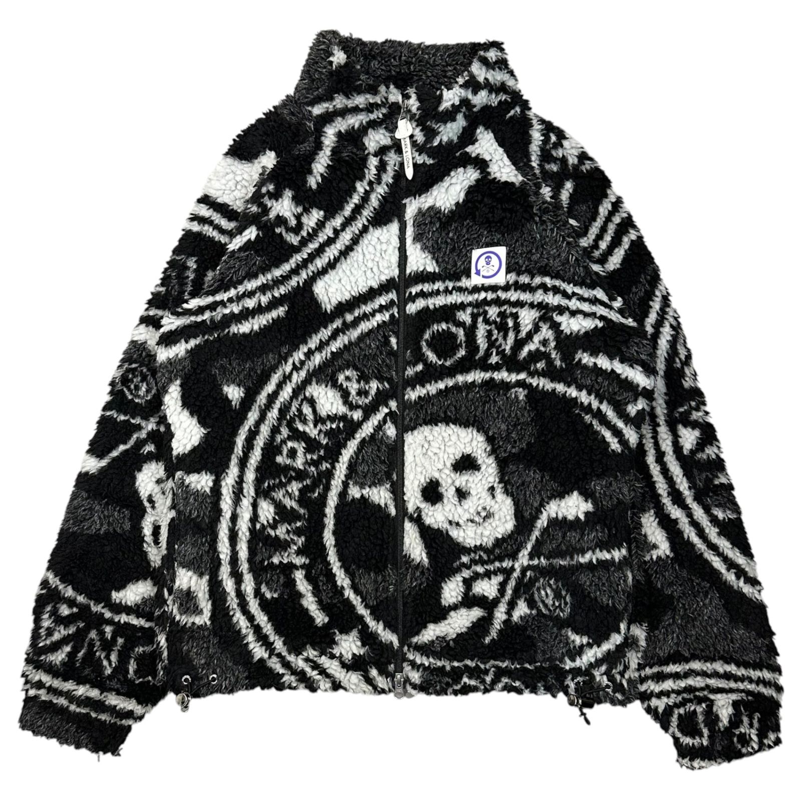 MARK＆LONA(マークアンドロナ) Massive Boa Fleece Jacket マーブル ボア フリース ジャケット MLM-3C-AD04 46 ブラック×ホワイト 26,136円