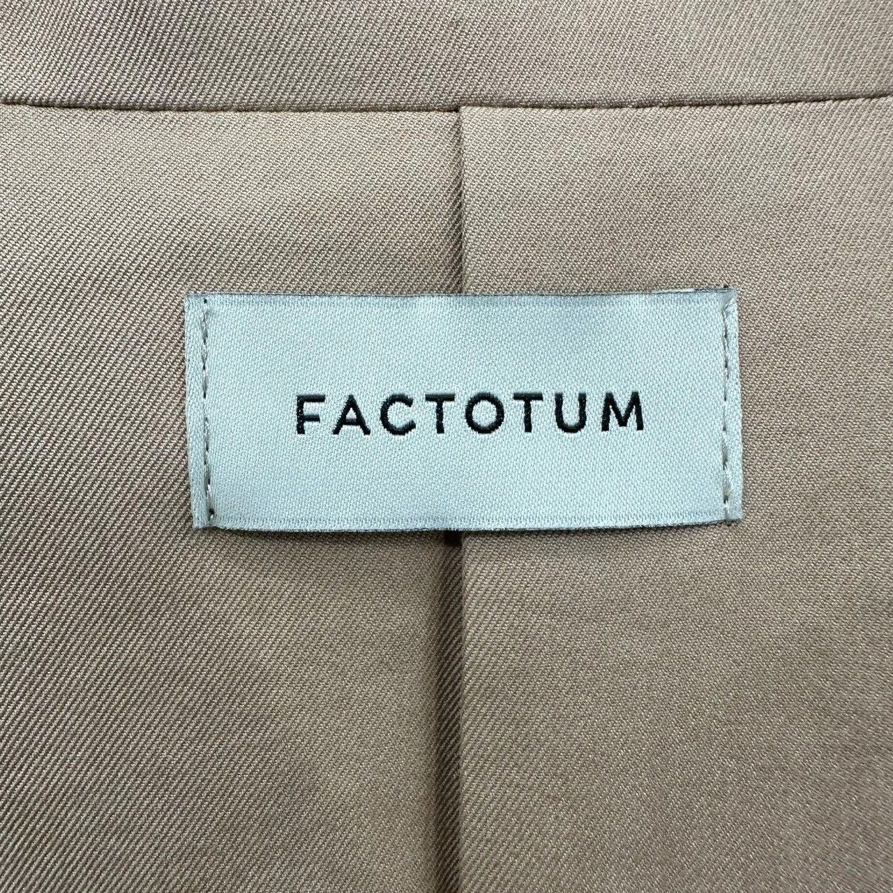 FACTOTUM(ファクトタム) Wool-like Barbary Nidom Finish Balmacan 