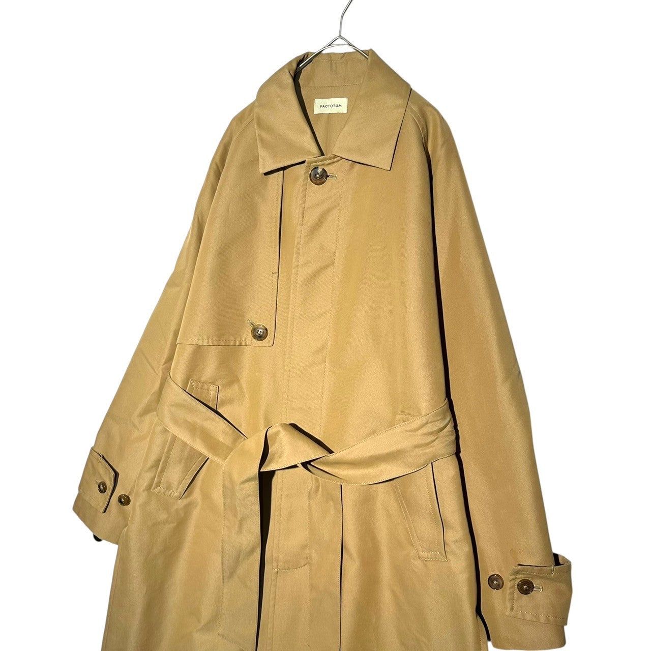 FACTOTUM(ファクトタム) Wool-like Barbary Nidom Finish Balmacan 
