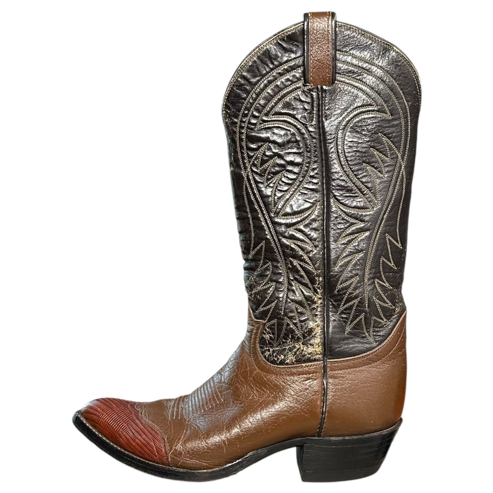 TONY LAMA(トニーラマ) 1980's Western Boots - Lizard Toes
