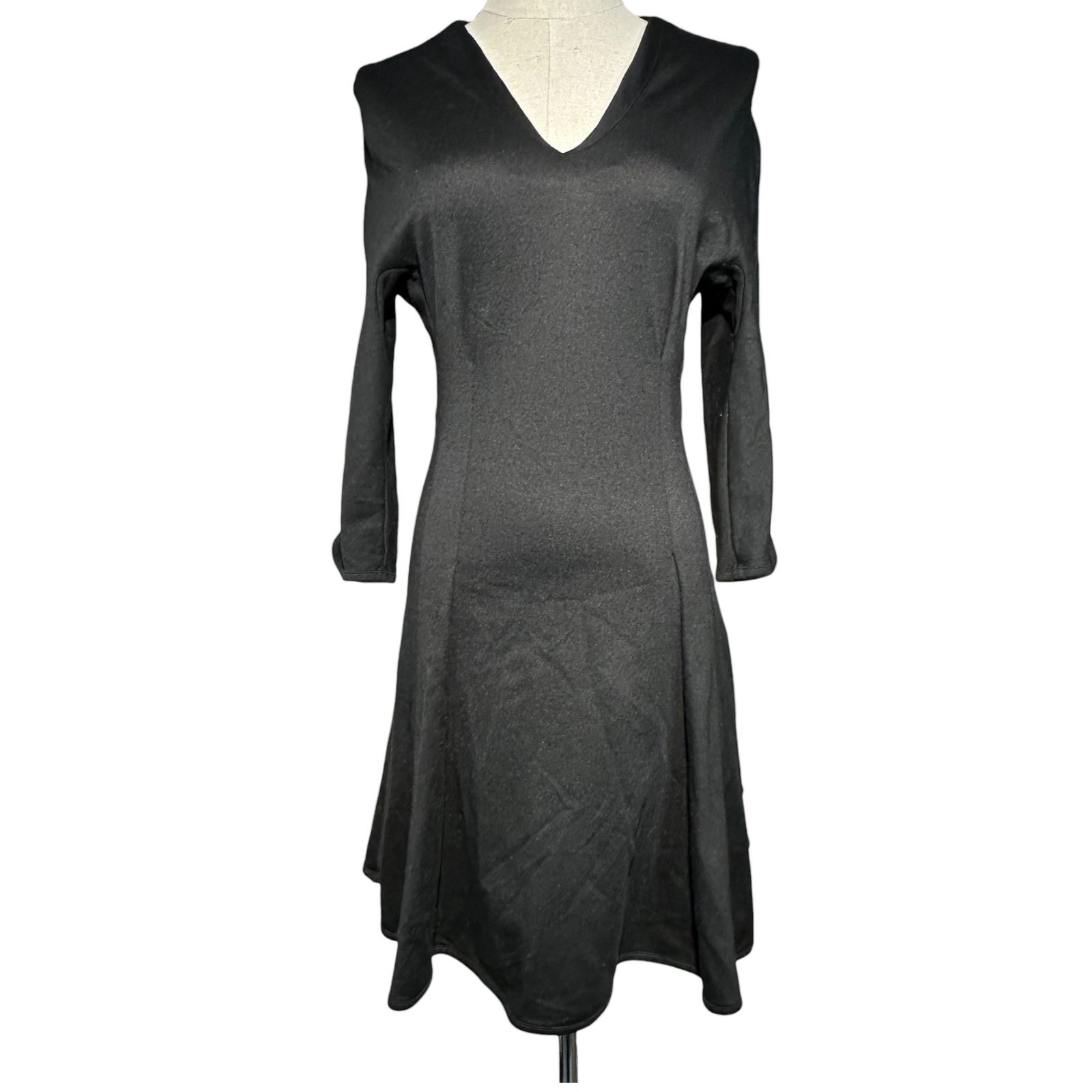 mame(マメ) 13AW V-neck Stretch Flare Mini Dress Vネック ストレッチ