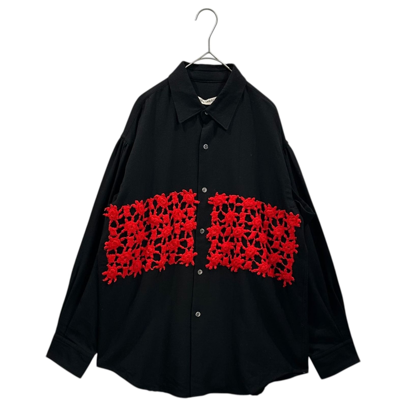 COMME des GARCONS(コムデギャルソン) 80´s Knit Lace Patch Wool L/S 
