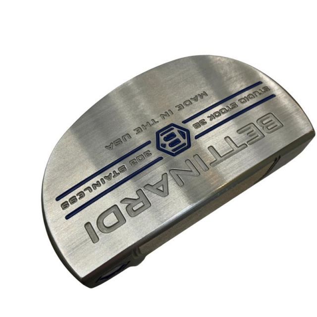 【中古】 ベティナルディ BETTINARDI STUDIO STOCK 38(2019) 34インチ パター PT スチール (フレックスその他) メンズ 男性用 右利き 右用 Cランク ゴルフクラブ