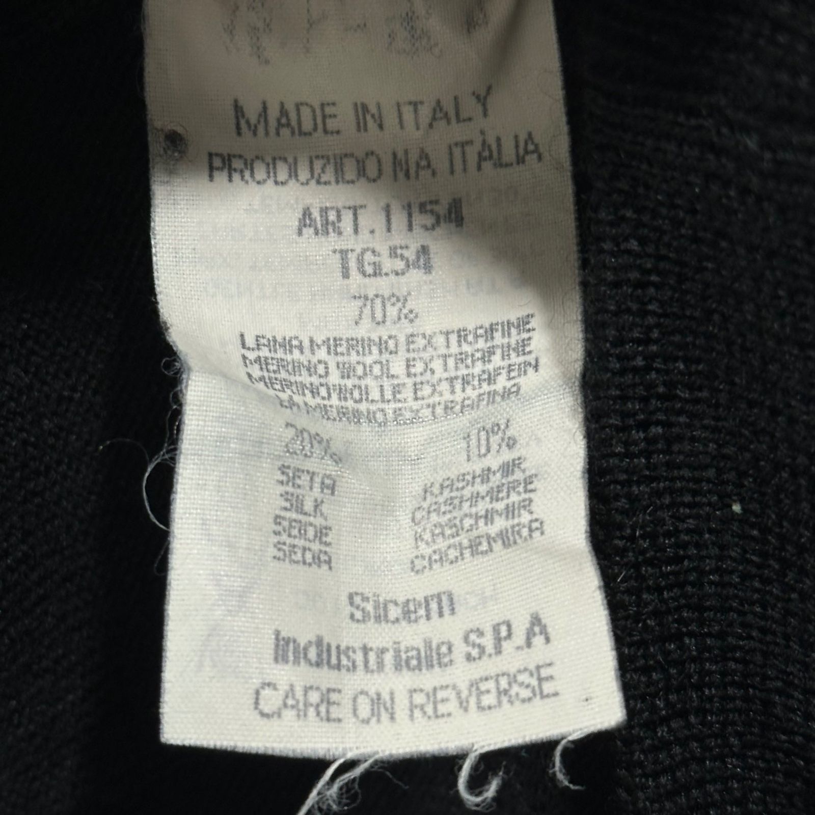 GIORGIO ARMANI(ジョルジオアルマーニ) 90's Cashmere Silk High-Neck