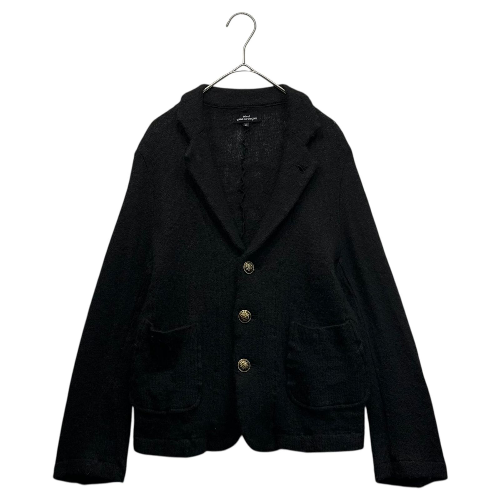 tricot COMME des GARCONS (tricot comme des garcons) 11AW Mohair Blend Gold Button Wool Knit Jacket Mohair Blend Button Wool Knit Jacket TH-T035 AD2011