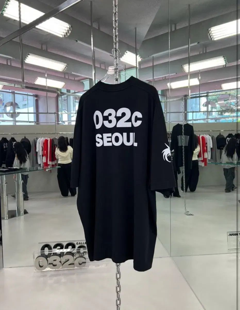 032c SEOUL ソウル 半袖 Tシャツ ブラック xs-s