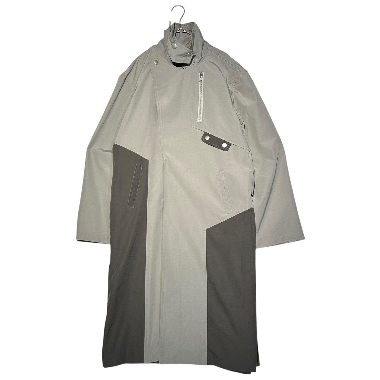 FULL OF SSUN CLOTHING(フルオブサンクロージング) 24AW LOREM IPSUM NYLON COAT ロレム イプサム ナイロン コート L程度 グレー