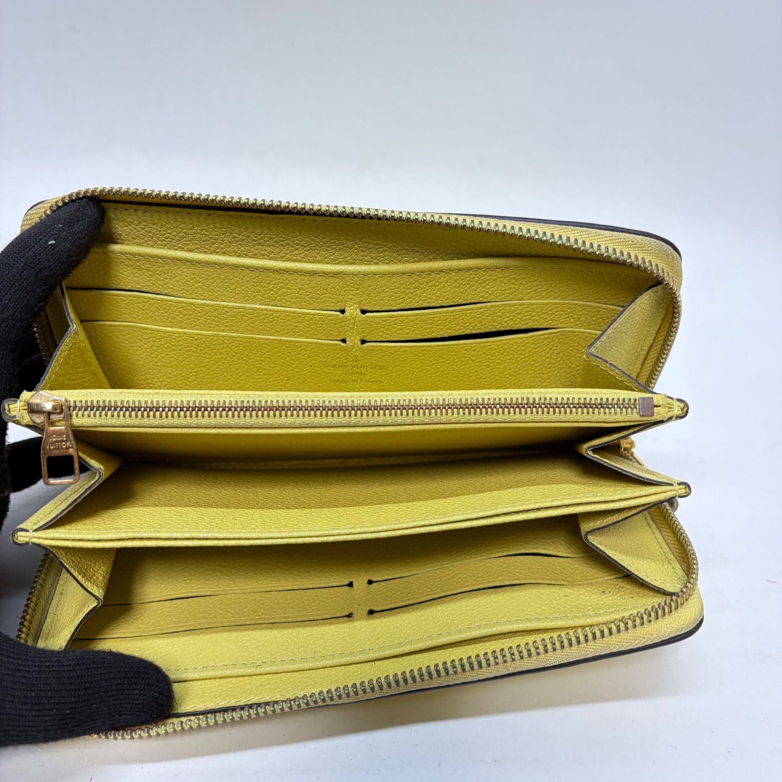 4748 LOUIS VUITTON ルイヴィトン 長財布 アンプラント イエロー