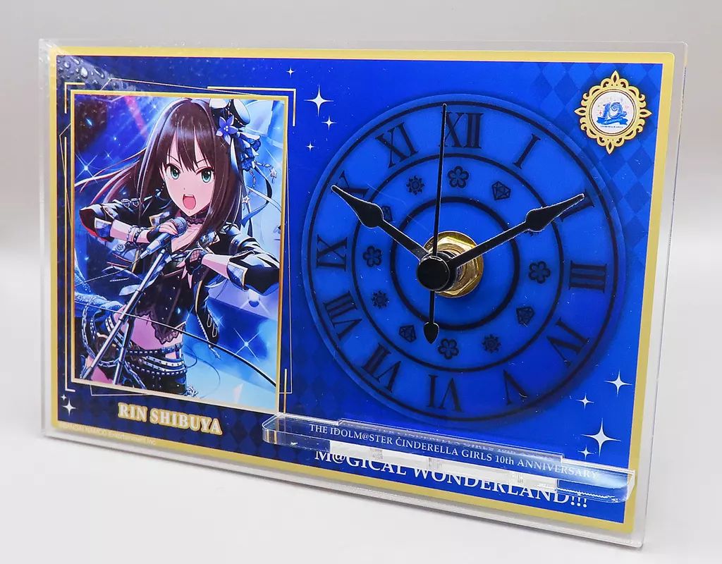 中古】置き時計・壁掛け時計 渋谷凛 公式アクリルクロック(M＠GICAL