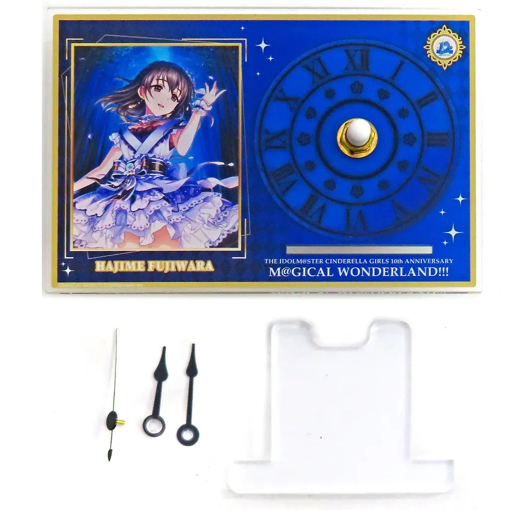 中古】置き時計・壁掛け時計 藤原肇 公式アクリルクロック(M＠GICAL