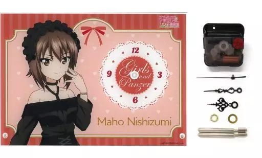 【中古】置き時計・壁掛け時計 西住まほ アクリル置時計 「くじメイト ガールズ＆パンツァー 10周年 オンラインくじ」 SS賞