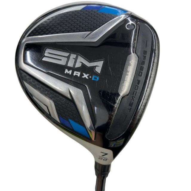 【中古】 テーラーメイド SIM MAX-D 7W フェアウェイウッド FW TENSEI BLUE TM50(FW) (フレックスSR) メンズ 男性用 右利き 右用 Cランク ゴルフクラブ