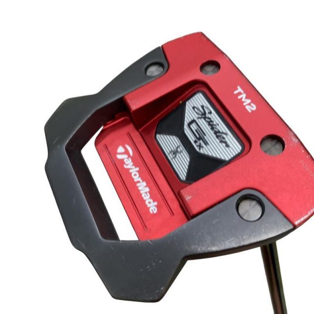 【中古】 テーラーメイド Spider GTx TRUSS RED TM2 33インチ パター PT スチール (フレックスその他) メンズ 男性用 右利き 右用 Cランク ゴルフクラブ