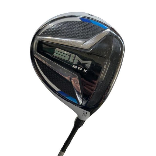 【中古】 テーラーメイド SIM MAX 3W フェアウェイウッド FW TENSEI BLUE TM50(FW) (フレックスS) メンズ 男性用 右利き 右用 Dランク ゴルフクラブ
