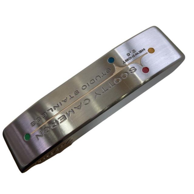 【中古】 タイトリスト SCOTTY CAMERON STUDIO STAINLESS NEWPORT 2.5 35インチ パター PT スチール (フレックスその他) メンズ 男性用 右利き 右用 Cランク ゴルフクラブ