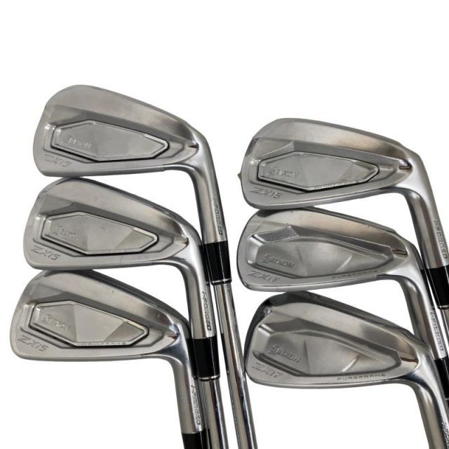 【中古】 ダンロップ SRIXON ZXi COMBO 6S アイアンセット IR 純正特注シャフト (フレックスS) メンズ 男性用 右利き 右用 Cランク ゴルフクラブ