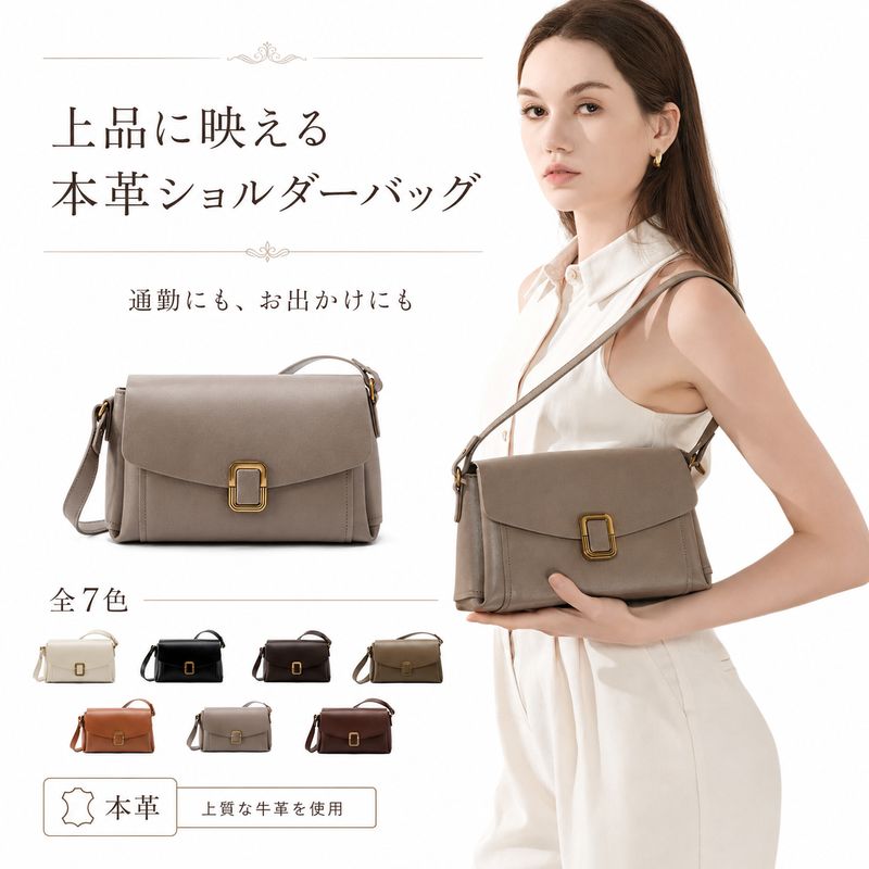 新品 本革 ショルダーバッグ レディース 斜め掛けバッグ ハンドバッグ 