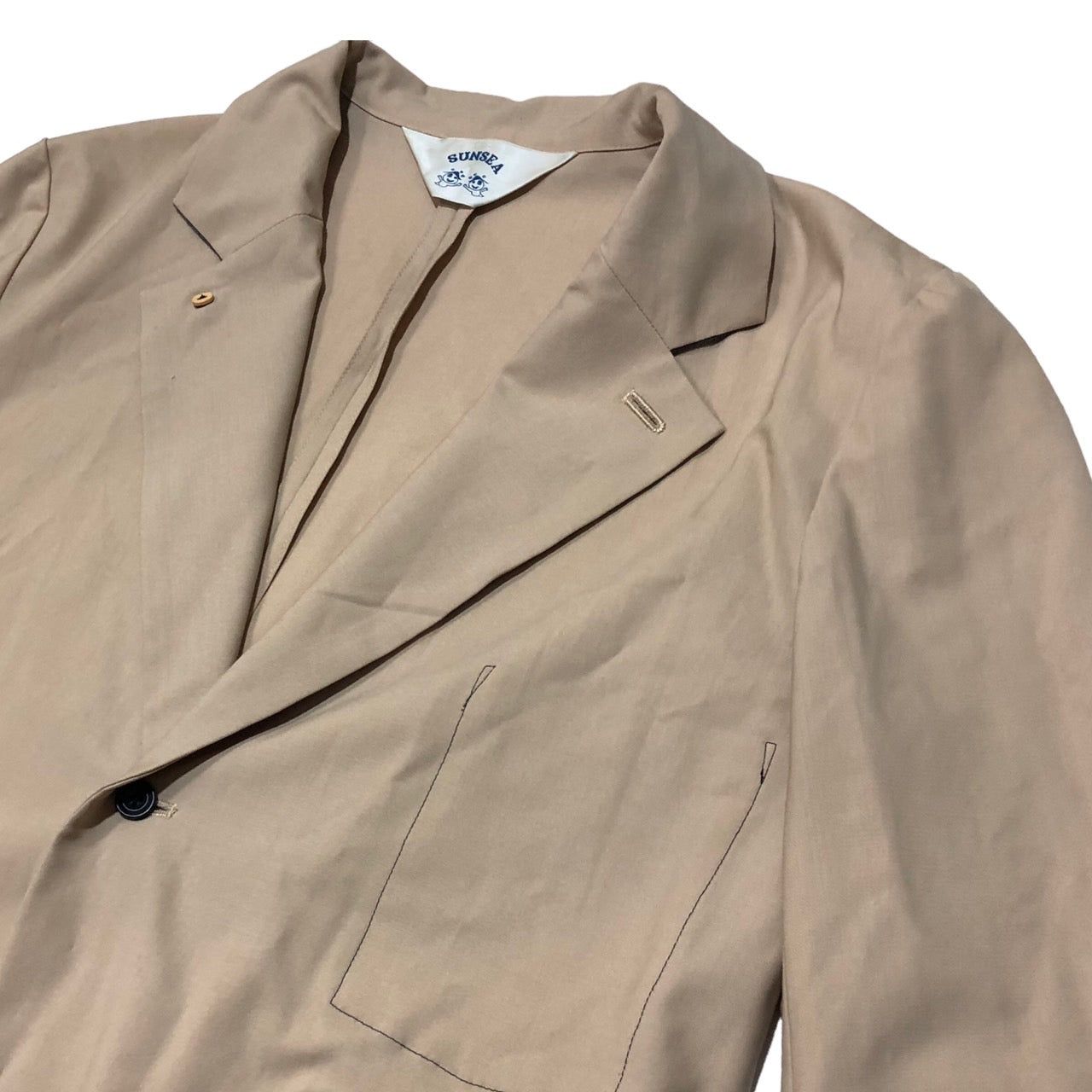 SUNSEA(サンシー) 17SS SNM-G SET UP/スーパーナイスマテリアルゴッドセットアップ SIZE JKT:3 PNT:2 ベージュ SUNSEA(サンシー) 17SS SNM-G SET UP/スーパーナイスマテリアルゴッドセットアップ SIZE JKT:3 PNT:2 ベージュ