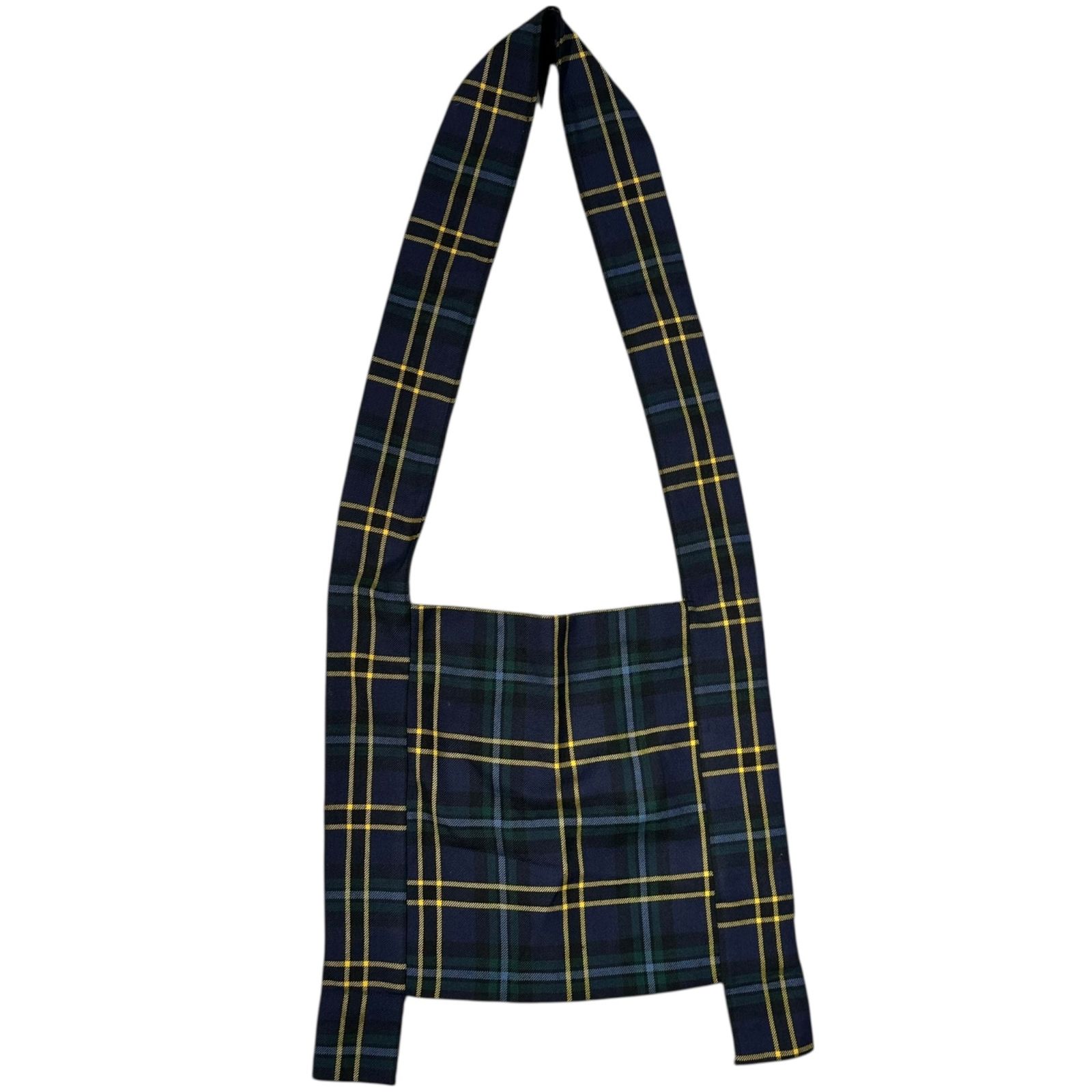 COMME DES GARCONS COMME DES GARCONS (Comme des Garcons) France made Tartan Check Wool Shoulder Bag Tartan Check Wool Shoulder Bag S7SC07