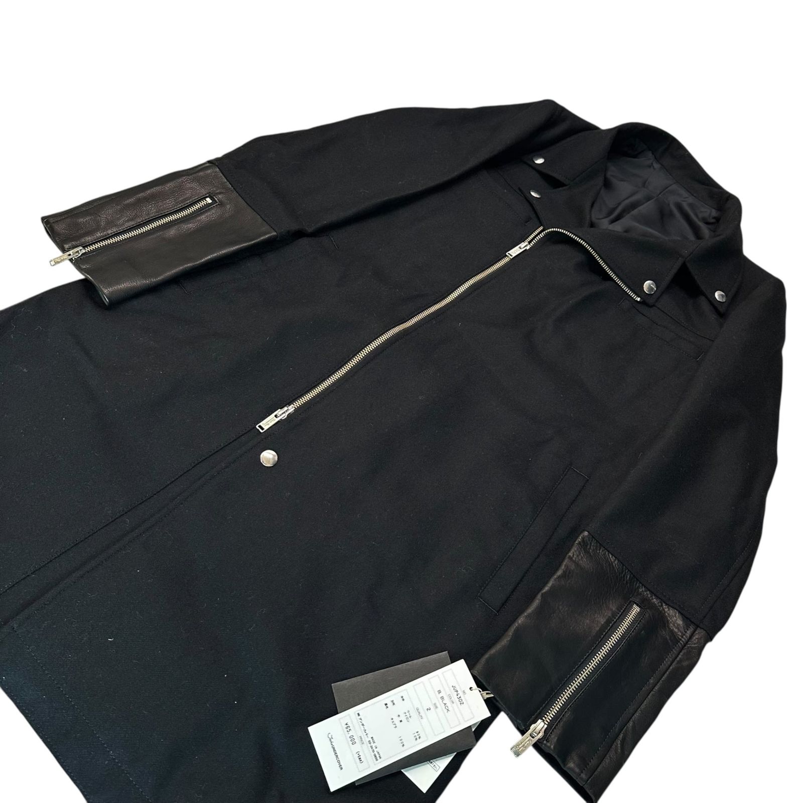 John UNDERCOVER(ジョン アンダーカバー) 15AW Leather-trimmed wool
