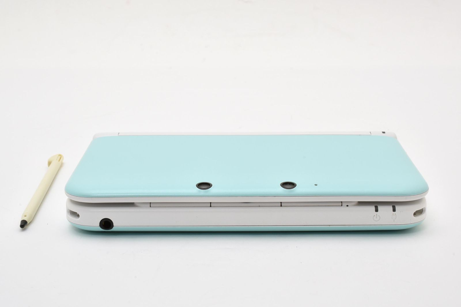 【美品・完動品】Nintendo ニンテンドー 3DS LL ミント×ホワイト 爽やかカラー オシャレなツートンデザイン 大画面 任天堂 レトロゲーム