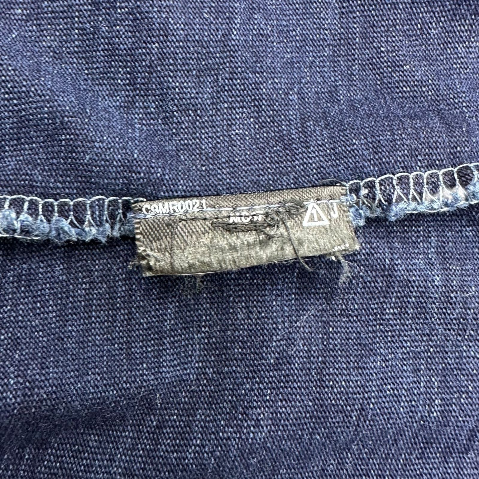 RRL(ダブルアールエル) Indigo Dyed Front Print Crew Neck T-Shirt