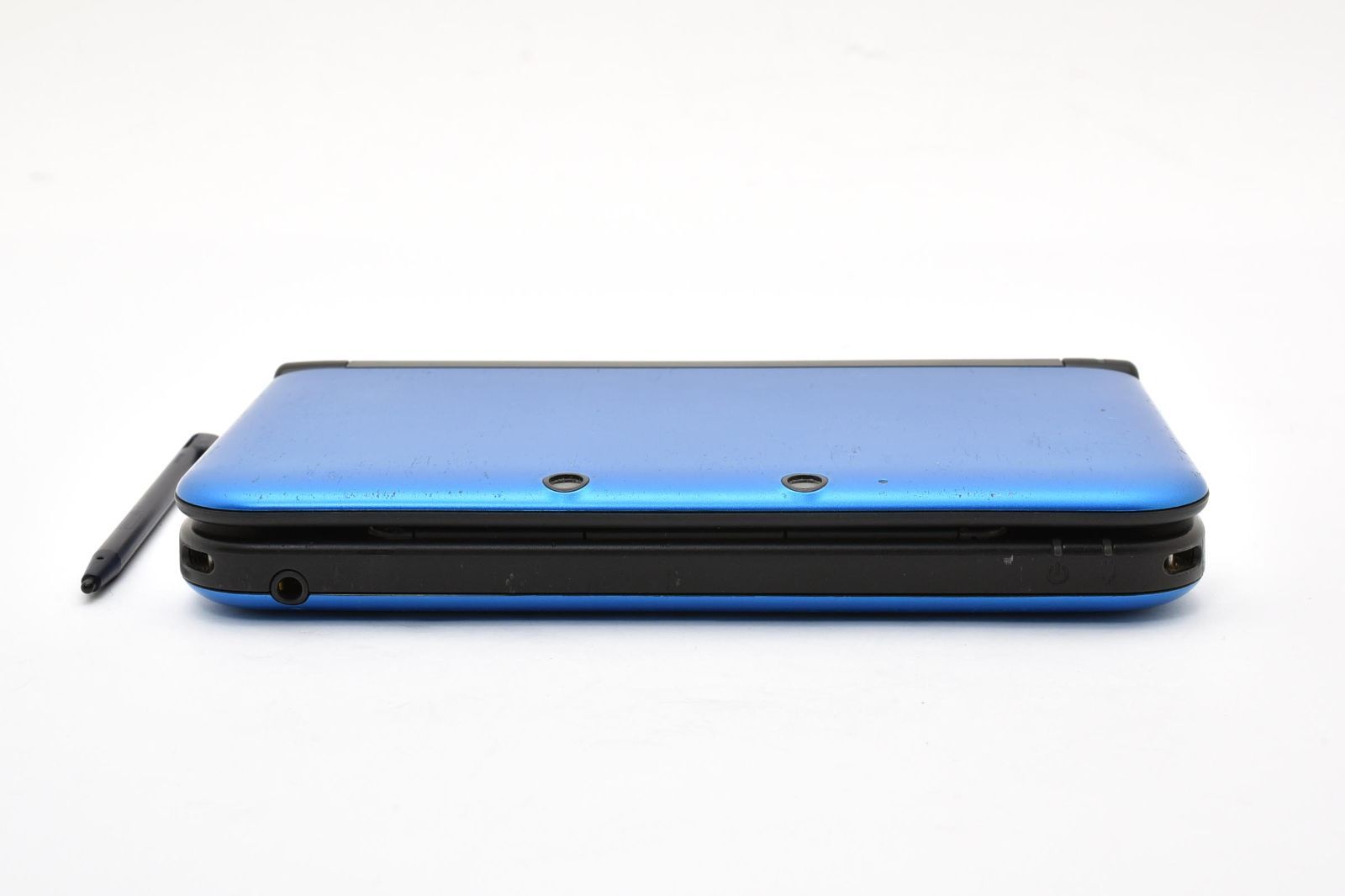 【完動品】NIntendo ニンテンドー3DS LL ブルー×ブラック すぐ遊べる 初期化済み 任天堂 大画面