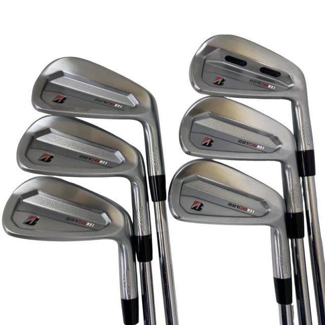 【中古】 ブリヂストン BRIDGESTONE 221CB 6S アイアンセット IR 純正特注シャフト (フレックスS) メンズ 男性用 右利き 右用 Bランク ゴルフクラブ