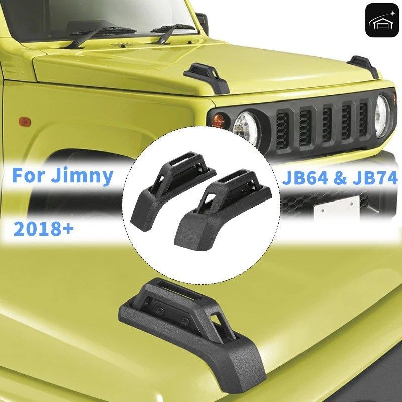 車のエンジンフード装飾カバー ジムニー 2019 - 26 JB64 JB74 JC74 3ドア 5ドア ジムニー