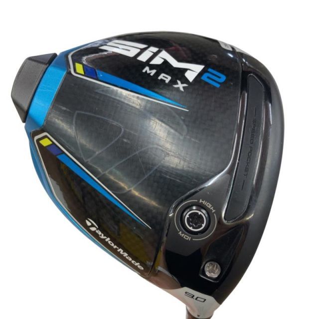 【中古】 テーラーメイド SIM2 MAX 9° ドライバー DR VENTUS BLACK 5 (フレックスS) メンズ 男性用 右利き 右用 Cランク ゴルフクラブ