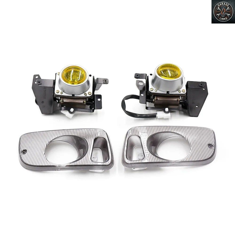 ホンダ シビック 92 - 95 2/3ドア EG 車用 イエロー/クリア フォグランプ H3 LED フォグランプ 12V バルブ フロントバンパー フォグランプ