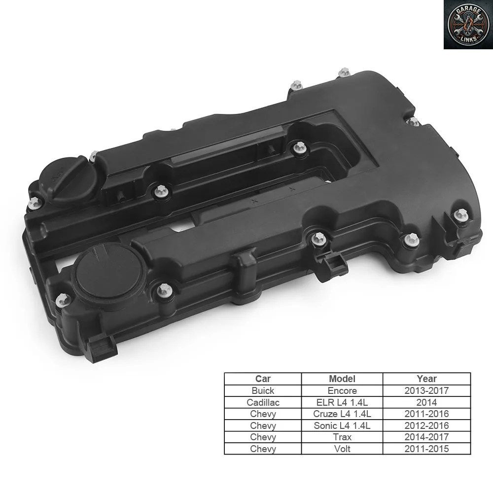 カムシャフトエンジンバルブカバー（ボルトシール付き）シボレー クルーズ ソニック ビュイック 1.4L 251984982519887455573746