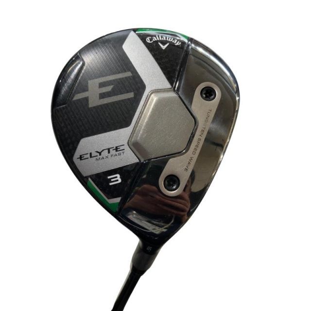 【中古】 キャロウェイ ELYTE MAX FAST 3W フェアウェイウッド FW LIN-Q GREEN 40 for CW(ELYTE FW) (フレックスR) メンズ 男性用 右利き 右用 Cランク ゴルフクラブ