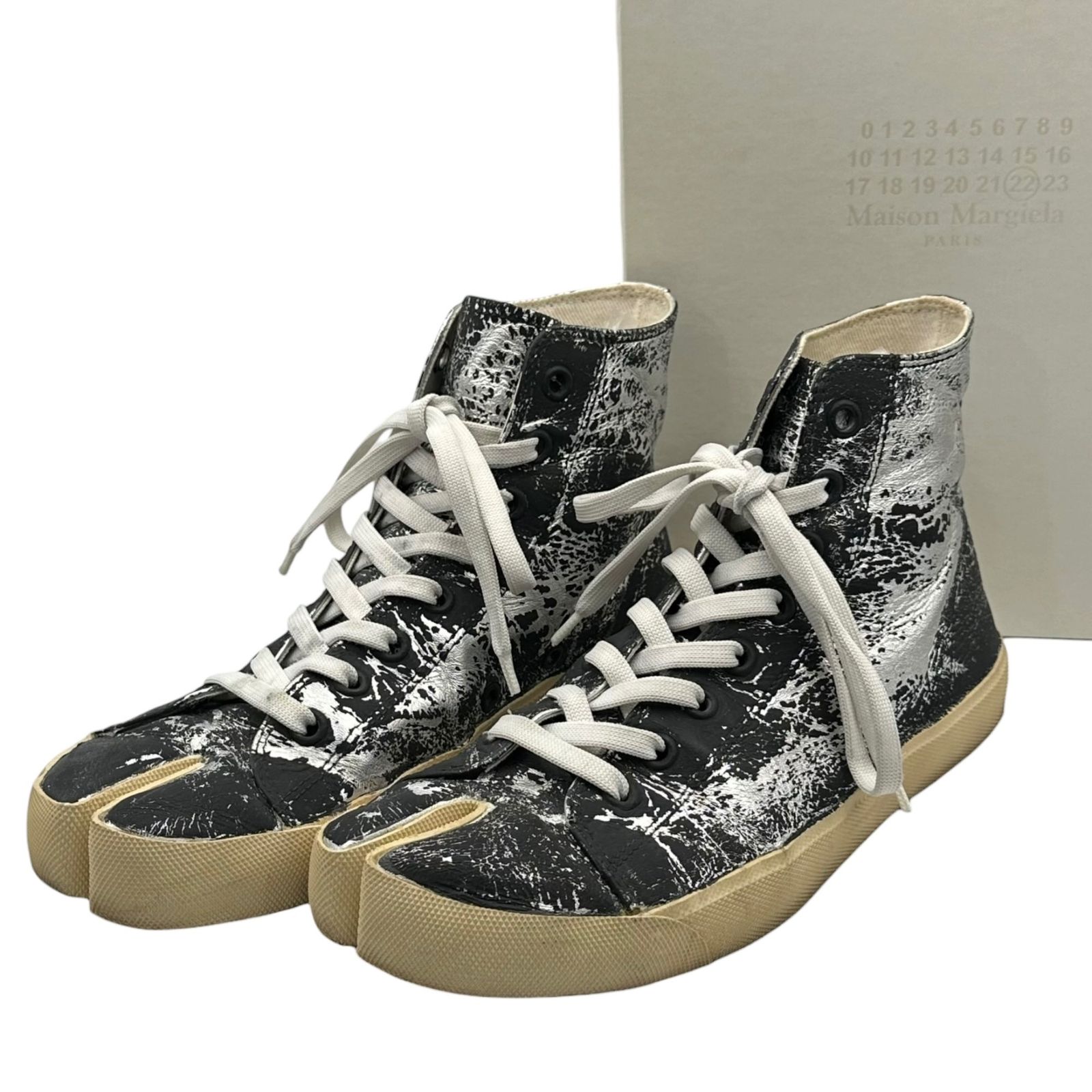 MAISON MARGIELA(メゾンマルジェラ) 19AW TABI CANVAS HI-TOP SNEAKER