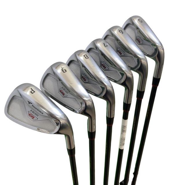 【中古】 ブリヂストン TOURSTAGE X-BLADE GR FORGED 6S アイアンセット IR Tour AD AD-75(EVシリーズカラー) (フレックスS) メンズ 男性用 右利き 右用 Cランク ゴルフクラブ