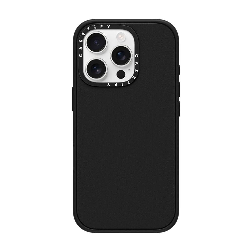 CASETiFY インパクト iPhone 16 Pro ケース [薄型軽量/耐衝撃/米軍MIL規格] - マットブラック
