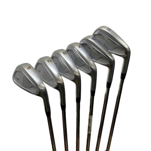【中古】 テーラーメイド Taylor Made P・7CB(2024) 8S アイアンセット IR 純正特注シャフト (フレックスS) メンズ 男性用 右利き 右用 Cランク ゴルフクラブ