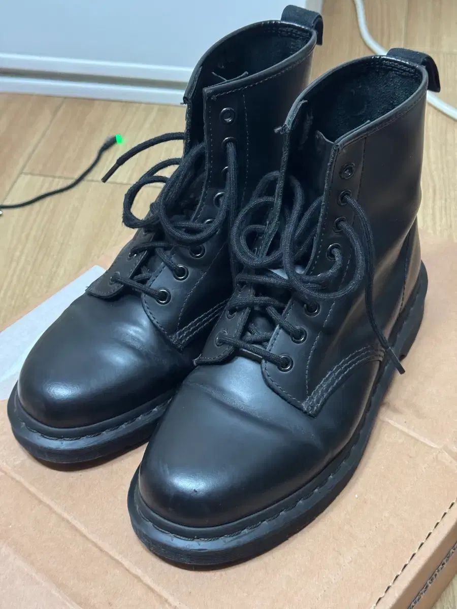 DR. MARTENS ドクターマーチン 1460 ウールノーブルブラック 8ホール uk8 260