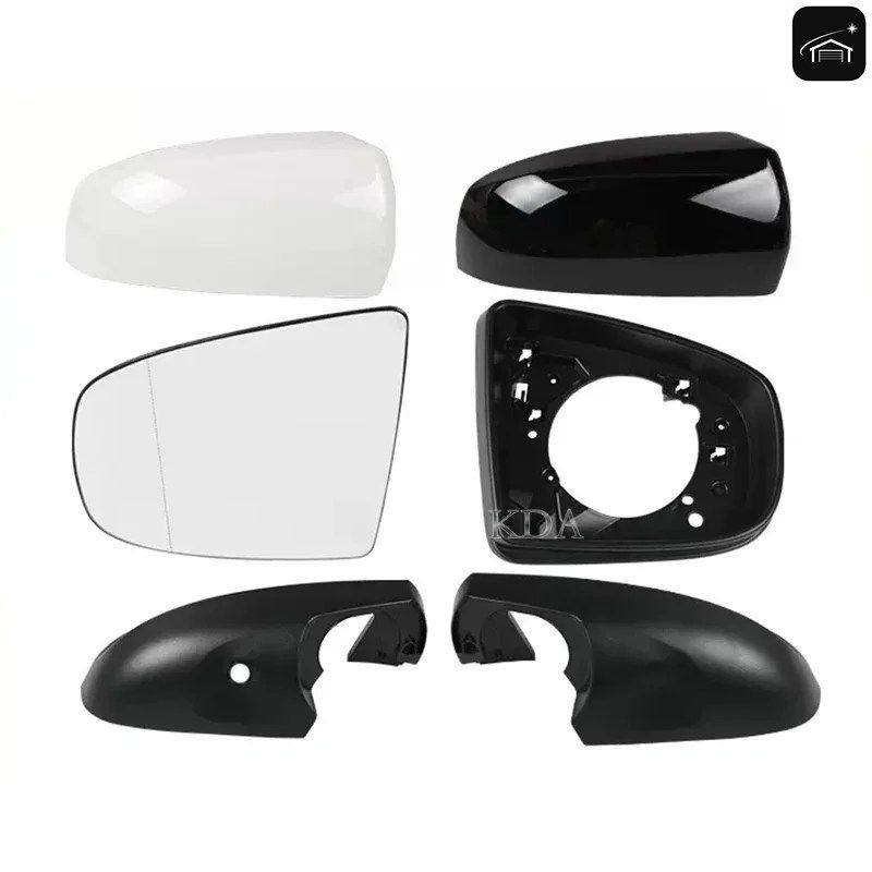 BMW X5 E70 2006-2013、X6 E71 E72 2007-2014 用リアヒーテッドミラーガラスカバーフレームターンシグナルライト下部
