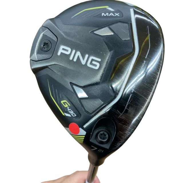【中古】 ピン G430 MAX 7W フェアウェイウッド FW 純正特注シャフト (フレックスS) メンズ 男性用 右利き 右用 Cランク ゴルフクラブ