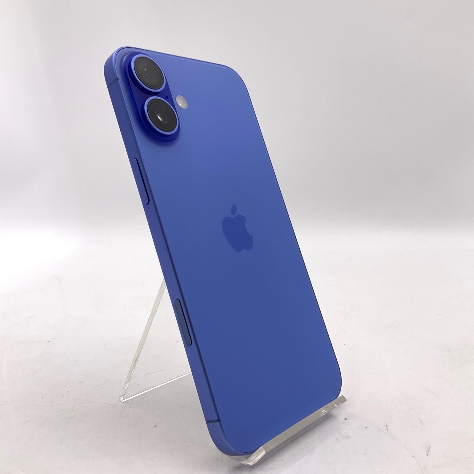 【全額返金保証】【最速発送】 iPhone Plus 16 128GB ウルトラマリン au SIMフリー 白ロム 美品 動作確認済 100%