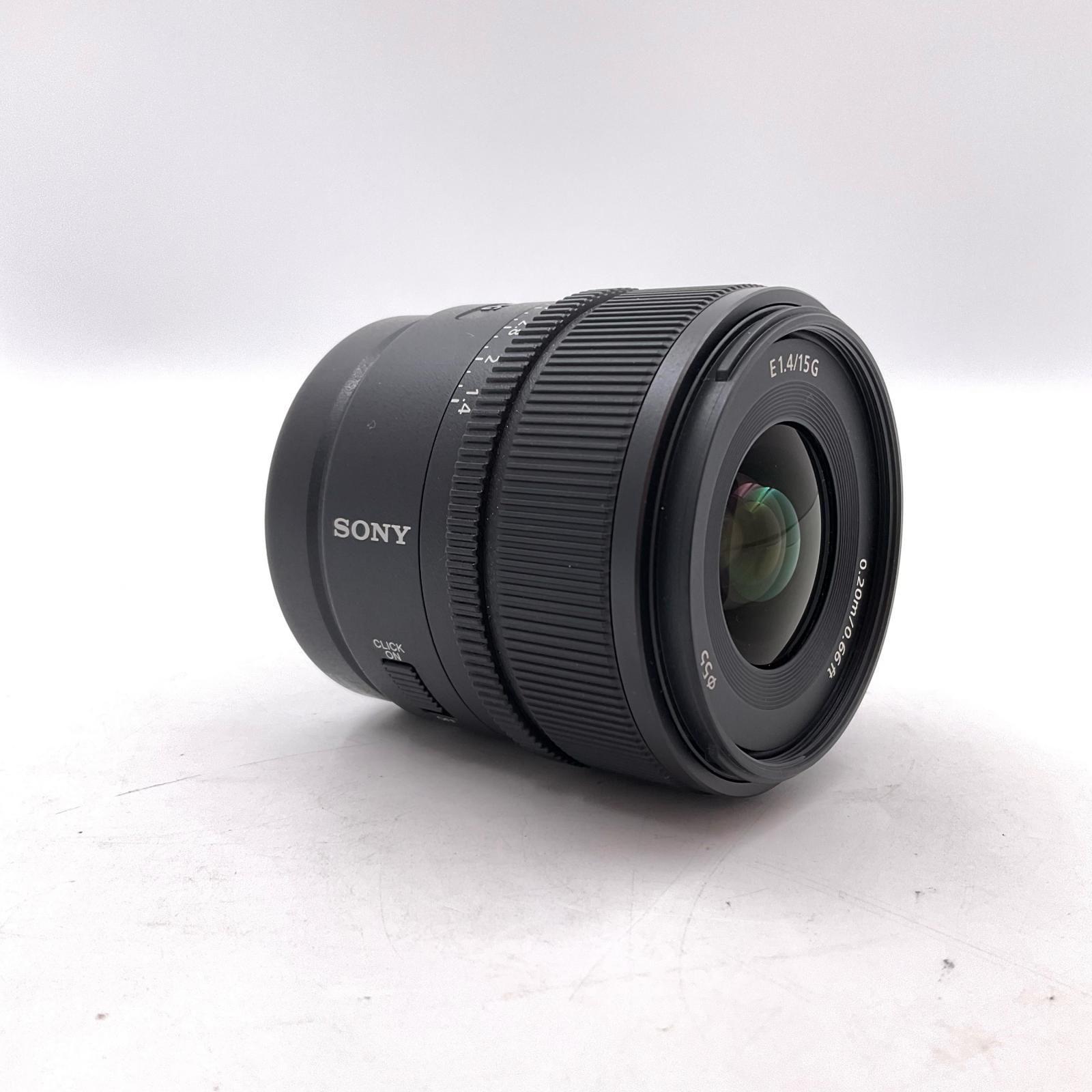 【全額返金保証】【最速発送】Sony E 15mm F1.4 G SEL15F14G 超美品 動作確認済