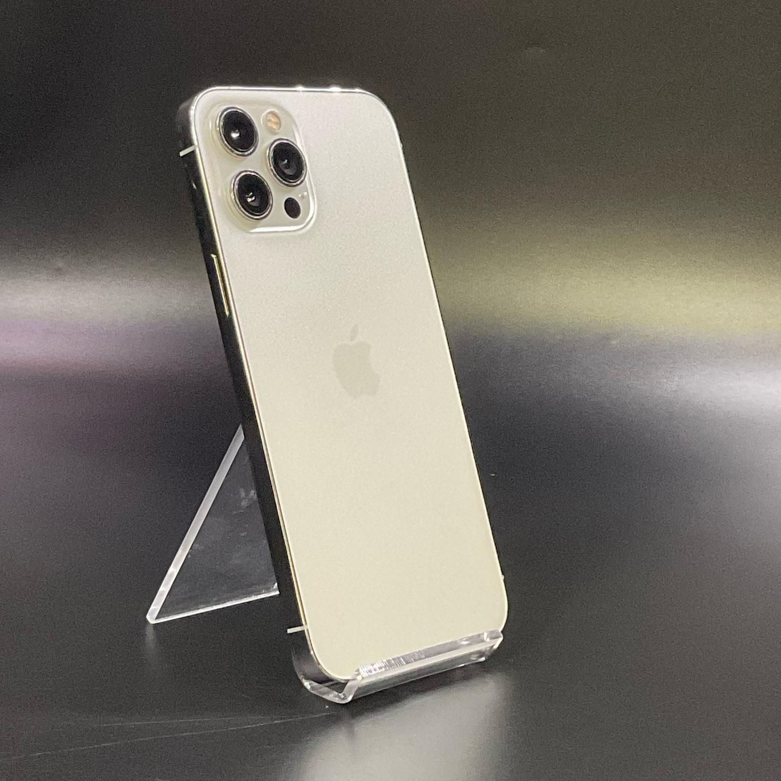 【全額返金保証】【最速発送】 iPhone 12 Pro Max 128GB シルバー docomo 白ロム 動作確認済 80%