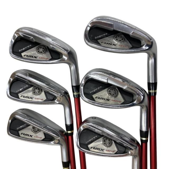 【中古】 ヤマハ inpres RMX UD+2 7S アイアンセット IR 純正特注シャフト (フレックスR) メンズ 男性用 右利き 右用 Dランク ゴルフクラブ